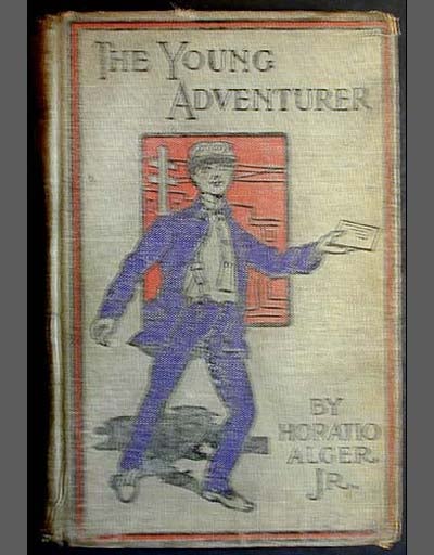 Item #000129 The Young Adventurer; or Tom's Trip Across the Plains. Horatio Alger, Jr.