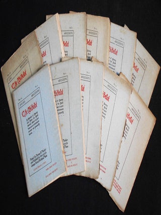 Item #000215 The Bibelot: A Reprint of Poetry and Prose for Book Lovers, chosen in part from...