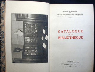 Catalogue de la Bibliothèque
