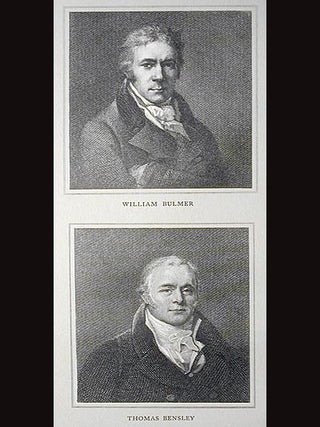 William Bulmer, Thomas Bensley: A Study in Transition