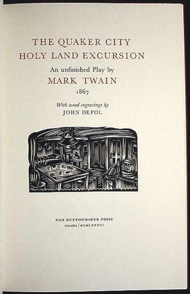 The Quaker City Holy Land Excursion: An Unfinished Play