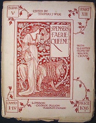 Item #000880 Spenser's Faerie Queene (Book V. Cantos I.-IV.). Edmund Spenser