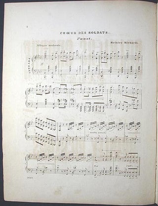 The Soldiers Chorus of Faust from Gounods Celebrated Opera; Arranged for the piano forte by Brinley Richards