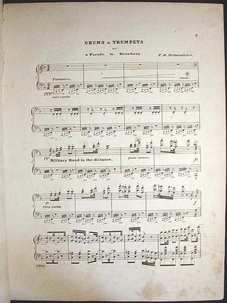 Drums & Trumpets, or A Parade in Broadway of the 7th, 22d, & 71st regiments of N.Y.S. Militia