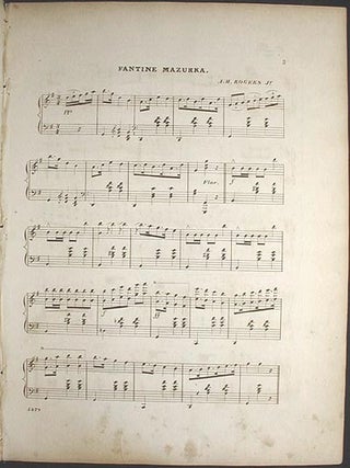 Fantine Mazurka: Composed & Arranged for the Piano Forte