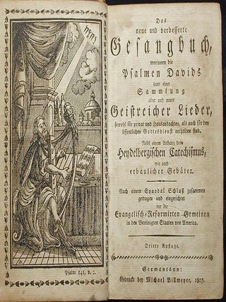 Item #000997 Das Neue und Verbesserte Gesangbuch, worinnen die Psalmen Davids samt einer Sammlung...