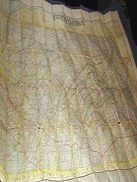 Item #001004 Pennsylvania Showing Counties in Different...