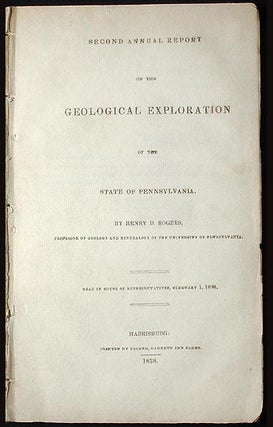 Item #001140 Second Annual Report on the Geological Exploration of the State of Pennsylvania....