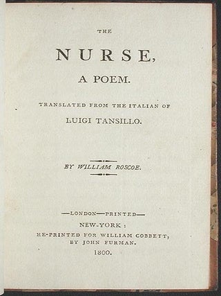 The Nurse, a Poem