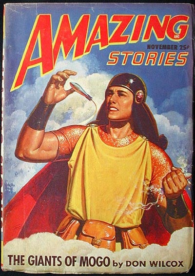 Item #001502 Amazing Stories November 1947 Volume 21 Number 7. Don Wilcox, Craig Browning, Rog Phillips, Lee Francis.
