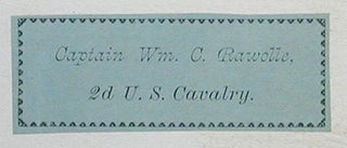 Ueber die Bewaffnung, Ausbildung, Organisation und Verwendung der Reiterei [provenance: Captain Wm. C. Rawolle, 2nd U.S. Cavalry]
