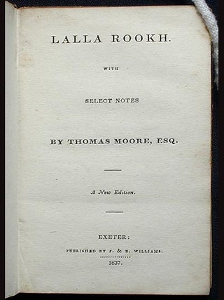 Lalla Rookh: with Select Notes