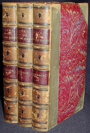 Item #001688 Lives of the Most Eminent English Poets, with Critical Observations on Their Works....