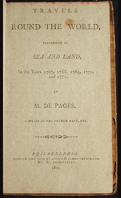 Travels Round the World, Performed by Sea and Land, in the Years