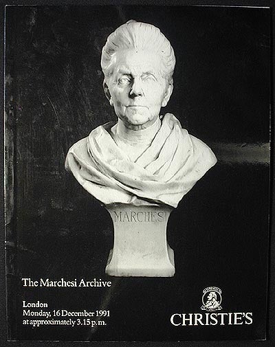 Item #001810 The Marchesi Archive: to be offered . . . on Monday 16 December 1991 [auction catalog]