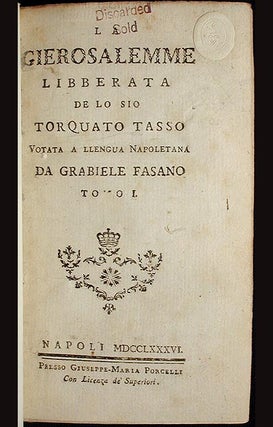 La Gierosalemme Libberata [books one and two]