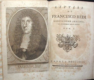 Lettere di Francesco Redi Gentiluomo Aretino, ed Accademico della Crusca
