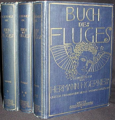 Item #002037 Buch des Fluges [3 volumes] [provenance: Österreichischer Aero-Club]. Hermann Hoernes.