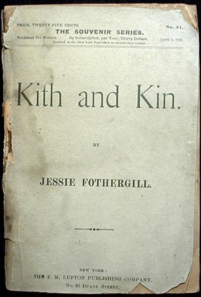 Item #002070 Kith and Kin. Jessie Fothergill