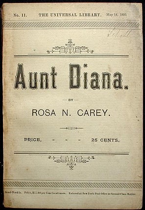 Item #002075 Aunt Diana. Rosa Nouchette Carey