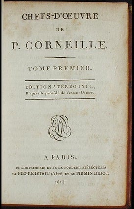 Chefs-d'Oeuvre de P. Corneille