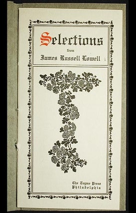 Selections from James Russell Lowell