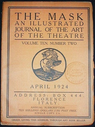 Item #002262 The Mask: A Journal of the Art of the Theatre -- Volume Ten, Number Two April 1924....