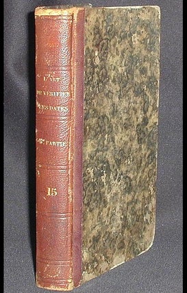 Item #002351 L'Art de Vérifier les Dates, depuis l'Année 1770 jusqu'a nos Jours: Formant la...
