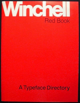 Item #002399 Winchell Red Book: A Typeface Directory