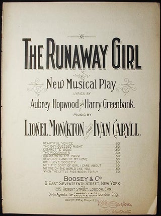 Item #002433 The Piccaninnies; words by Aubrey Hopwood; music by Ivan Caryll. Aubrey Hopwood