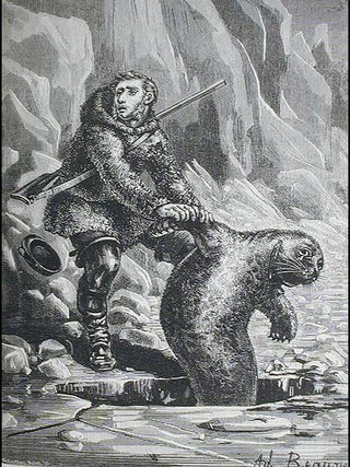 Voyage aux Mers Polaires a la Recherche de Sir John Franklin par J.-R. Bellot avec une introduction par M. Paul Boiteau et Accompagné d'une carte des régions arctiques