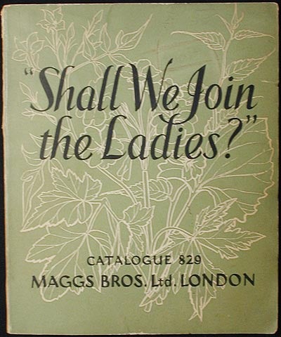 Item #002849 Women in Literature: A Catalogue of Books by or about Women [No. 829, Oct. 1955]. Maggs Bros.