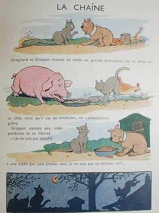 Les Contes de la Tortue Mauve; texte et illustrations de Benjamin Rabier