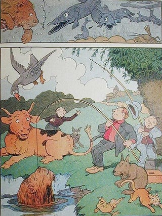 Les Contes de la Tortue Mauve; texte et illustrations de Benjamin Rabier