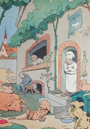 Les Contes de la Tortue Mauve; texte et illustrations de Benjamin Rabier