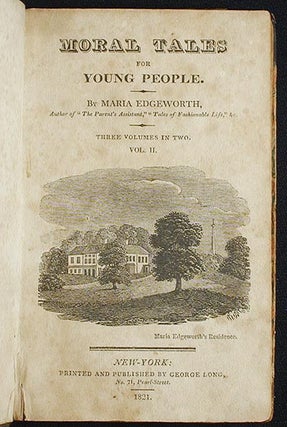 Item #003068 Moral Tales for Young People [vol. 2]. Maria Edgeworth