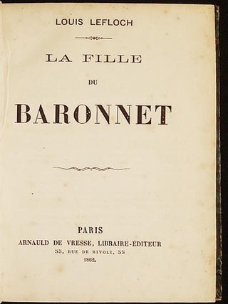La Fille du Baronnet