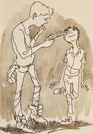 The Man in the Ceiling; Entirely written and illustrated by Jules Feiffer