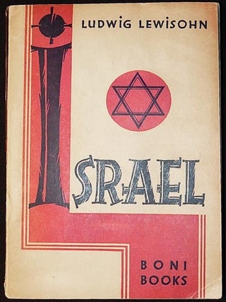Item #003361 Israel. Ludwig Lewisohn