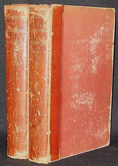 Item #003459 Amenities of Literature: Consisting of Sketches and Characters of English Literature by Isaac Disraeli; A New Edition edited by his son the Right Hon. B. Disraeli [2 volumes] [provenance: Morris Morgan]. Isaac Disraeli, Benjamin Disraeli, ed.