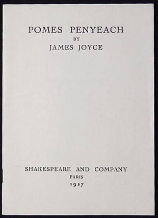 Item #003494 Pomes Penyeach. James Joyce