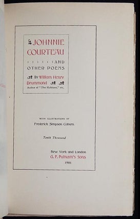Johnnie Courteau and Other Poems by William Henry Drummond; with illustrations by Frederick Simpson Coburn