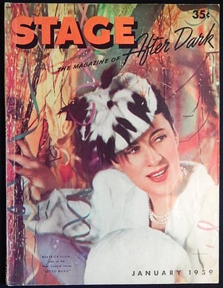 Item #003680 Stage: The Magazine of After Dark -- January 1939 vol. 16 no. 4 [Lauritz Melchior --...