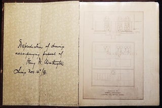 Item #003718 Reproduction of Drawings Accompanying Proposal of Henry R. Worthington [drawings of...