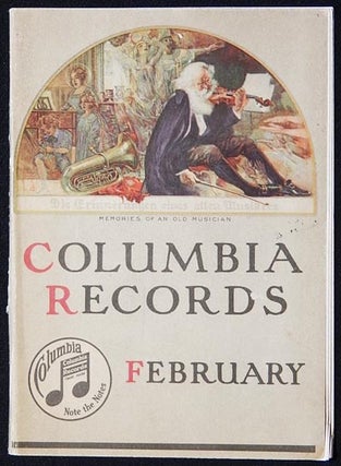 Item #003725 Columbia Records: February [catalog, 1917