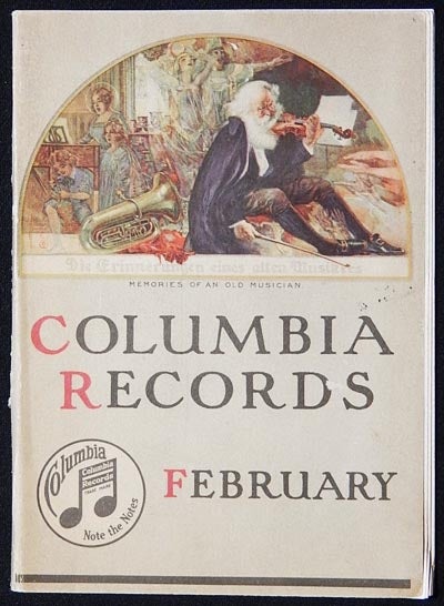 Item #003725 Columbia Records: February [catalog, 1917]