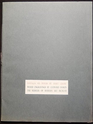 Item #003740 Voyages: Six Poems from White Buildings by Hart Crane with Wood Engravings by...