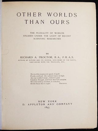 Other Worlds Than Ours: The Plurality of Worlds Studied Under the Light of Recent Scientific Researches