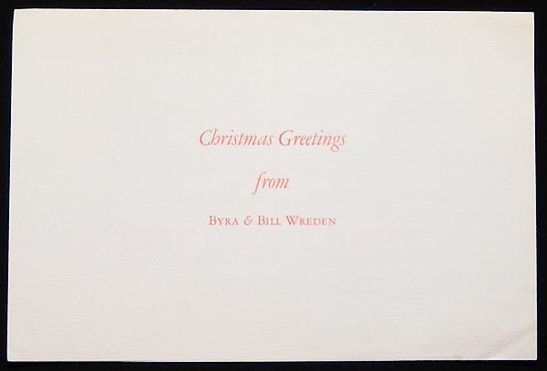 Item #003802 Christmas Greetings from Byra & Bill Wreden: Twelve True Old Golden Rules, Selected from various Authors, by J.R. Howe. J. R. Howe.
