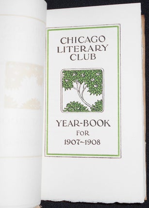 Chicago Literary Club Year-Book for 1907-1908